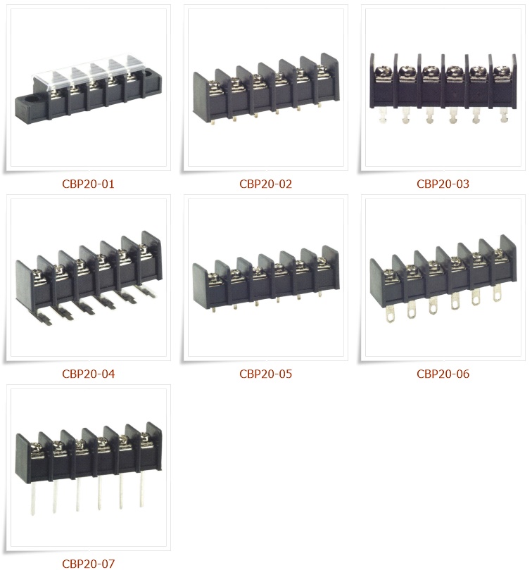 CBP20 Barrier Strip Terminal Blocks CBP20 Barrier Strip Terminal Blocks